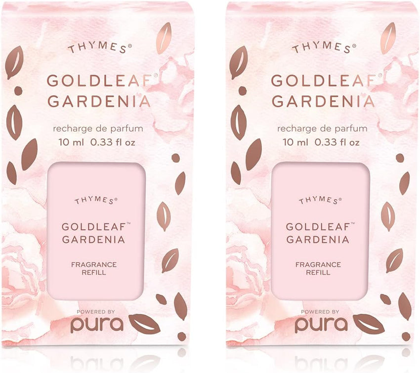 Thymes Pura Refills – 2 Pack of Oil Diffuser Scents – Long-Lasting Pura Diffuser Refills – Premium Home Fragrance – Notes of Pressed Apple, Clove & Cardamom (Simmered Cider, Pack of 2)