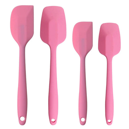 Silicone Spatulas Set, Rubber Spoon Spatula Heat Resistant Spoonula One Piece Design Seamless Spatula Non-Stick Scrapers Baking Mixing Tool