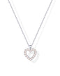 PAVOI 14K Gold Plated Cubic Zirconia Heart Necklace | Cute Dainty Love Pendant Necklaces for Women - Valentines Day Trendy Jewelry