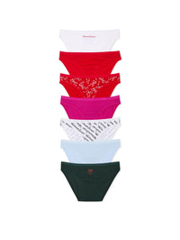 Victoria's Secret Women's Cotton Bikini Underwear, Moderate Coverage Panties for Women, Multi Pack (XS-XXL)