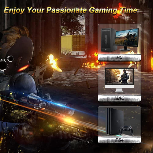 1Mii USB Sound Card - 3.5mm Jack Audio Adapter - Virtual 7.1 Surround Sound - USB Adapter for PS4/PC/MAC/Stereo Headsets, External Sound Card No Drivers Needed Plug and Play