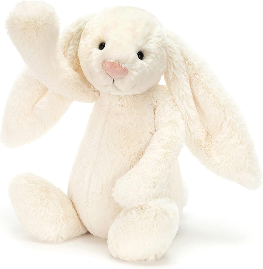 Jellycat Bashful Cream Bunny Stuffed Animal, Large 14 inches - Rabbit and Bunny Plush Toy - Classic Children's Gift