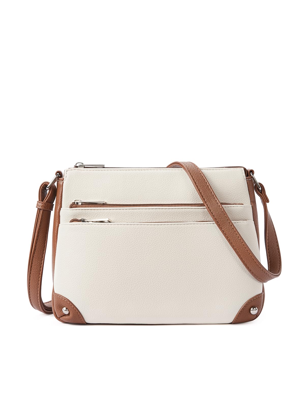 WESTBRONCO Crossbody Bags for Women, Medium Size Shoulder Handbags, Satchel Purse with Multi Zipper Pocket