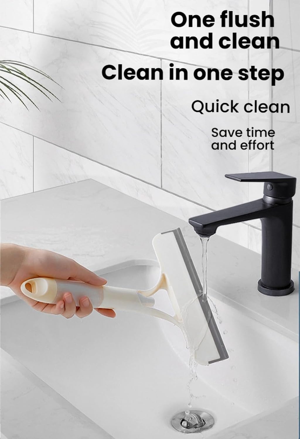 3 in 1 Window Cleaning Scraper Glass， 2025 New Squeegee for Shower Glass, Spray Away Cleaner Shower Squeegee for Glass Doors Brush - All-Purpose Squeegee for Window Cleaner Tool (Grey)