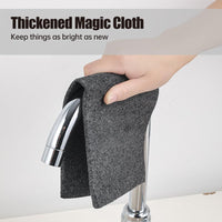 Thickened Magic Cleaning Cloth, 2025 New Magic Cleaning Cloths for Glass, Reusable Microfiber Cleaning Cloth Lint Free Streak Free Rags for Windows Mirrors Cars Kitchen Home Use (10, 11.8 × 11.8 in)