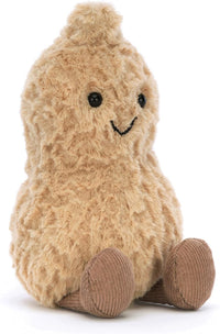 Jellycat Amuseables Peanut Stuffed Toy, 6 inches - Food Plush - Fun Gift Idea
