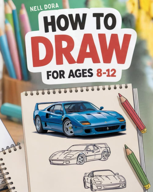 How To Draw For Ages 8-12: Easy Step-by-Step Drawing Guides for the Coolest Things