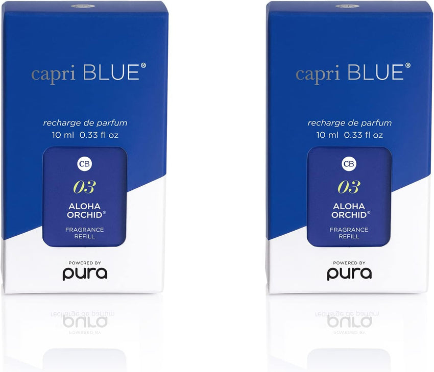 Capri Blue Pura Smart Home Plug-in Diffuser Refills – Volcano with a Tropical, Citrus Scent – Long-Lasting Aromatherapy Diffuser Refills (Pack of 2)