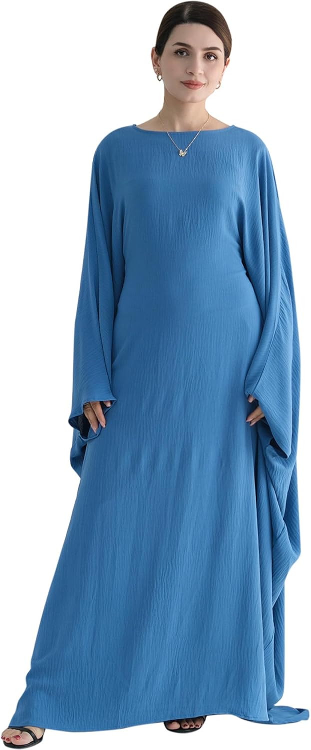Muslim Prayer Dress Abaya Islamic Ramadan Robe Slightly Elasticity Garment Eid Clothes