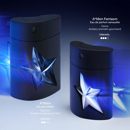 Mugler A*Men - Eau de Toilette - Mens Cologne - Woody & Ambery - With Patchouli & Coffee Extract - Long Lasting Fragrance