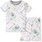 Burt's Bees Baby Girls' Pajamas, 2-Piece Long Sleeve Tee and Pants Organic Cotton PJ Set