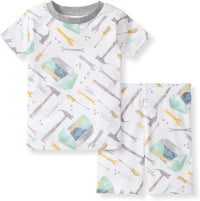 Burt's Bees Baby Girls' Pajamas, 2-Piece Long Sleeve Tee and Pants Organic Cotton PJ Set