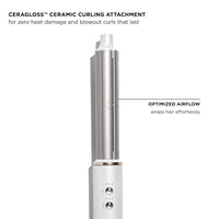 T3 Aire 360 Multi-Styler & Blowout System with Luxe Carrying Case, Rapid Drying Hair Dryer, Ceramic Curling Attachments, Oval Brush & Drying Concentrator | Blowouts & Long-Lasting Curls