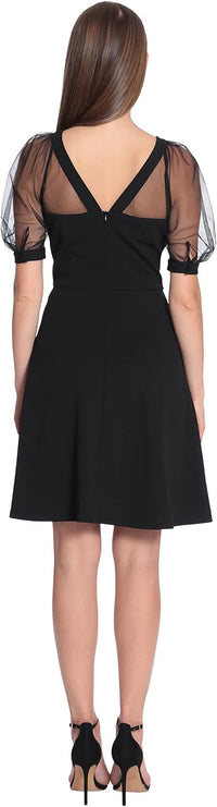 Maggy London Women's Illusion Dress Occasion Event Party Holiday Cocktail Guest of Wedding.