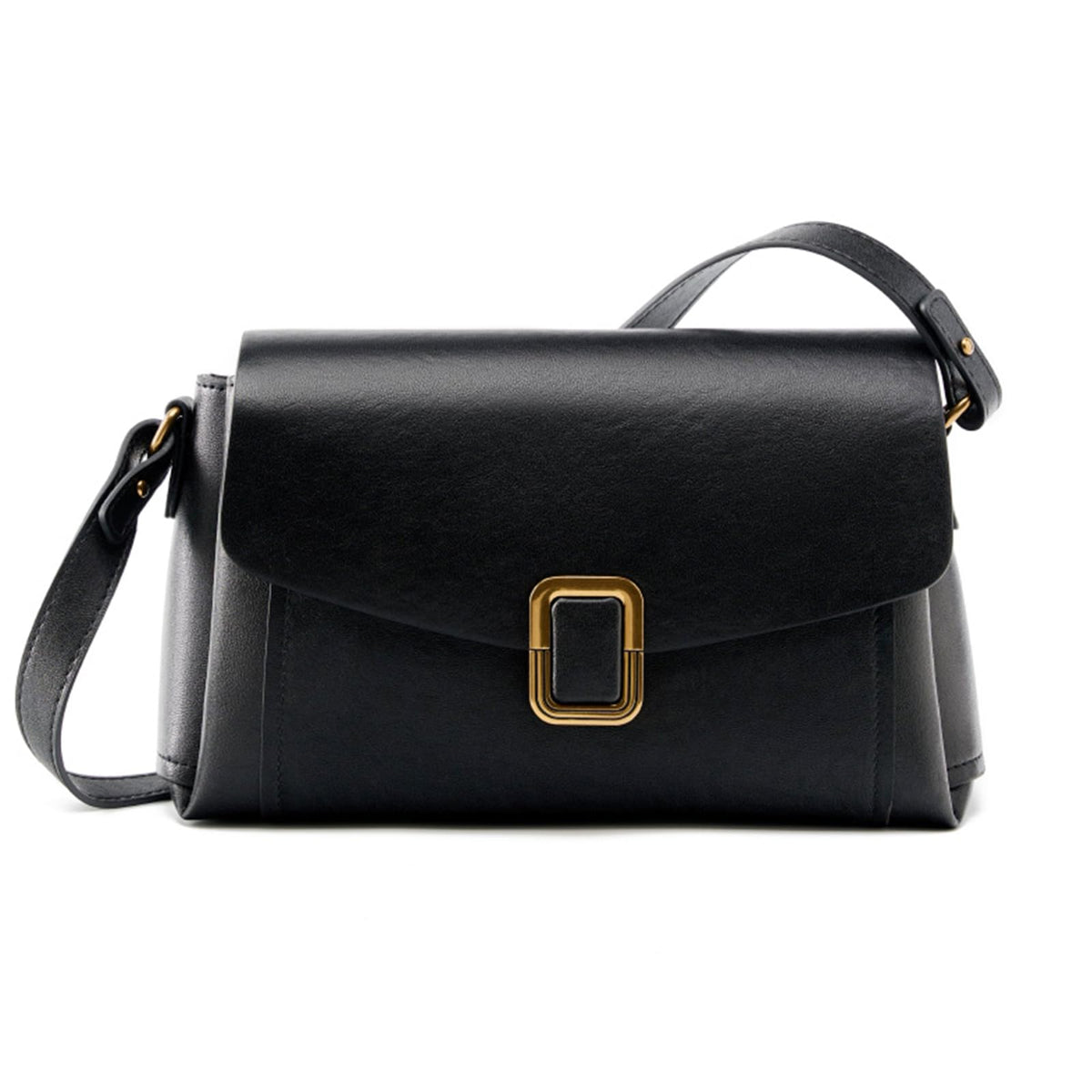 Genuine Leather Crossbody Bag for Women, Adjustable Shoulder Bag | Genuine Leather, 2 Detachable Straps, Satchel, Compact & Lightweight, Travel, Everyday, Work, Gift