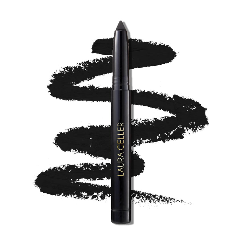 LAURA GELLER NEW YORK Kajal Longwear Kohl Eyeliner Pencil with Caffeine, Smooth & Blendable Makeup, Dark Brown