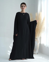 Muslim Prayer Dress Abaya Islamic Ramadan Robe Slightly Elasticity Garment Eid Clothes