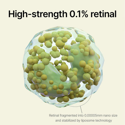 celimax The Vita A Retinal Shot Tightening Booster | 0.1% Retinal, 3% Matryxyl, High-Strength Retinoid for Anti-Aging, Pore Minimizer, Wrinkles & Fine Lines, Firmer Skin, 15ml