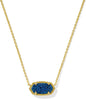 Kendra Scott Elisa Pendant Necklace for Women, Fashion Jewelry, 14k Gold-Plated
