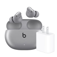 Beats Studio Buds + | True Wireless Noise Cancelling Earbuds, Enhanced Apple & Android Compatibility, Built-in Microphone, Sweat Resistant Bluetooth Headphones, Spatial Audio - Black/Gold