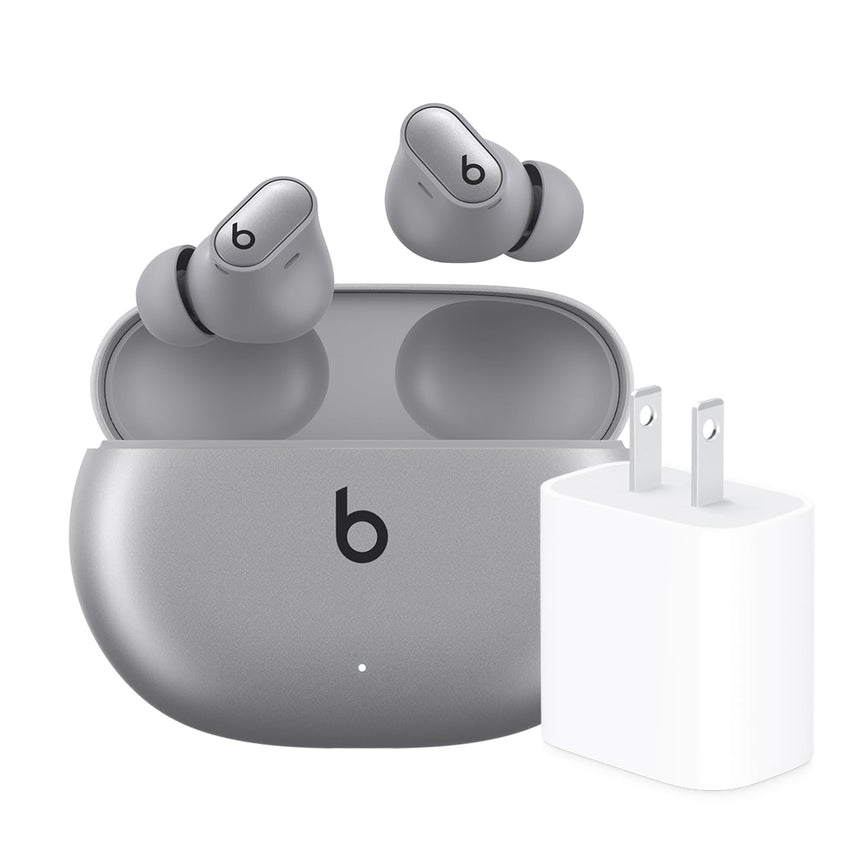 Beats Studio Buds + | True Wireless Noise Cancelling Earbuds, Enhanced Apple & Android Compatibility, Built-in Microphone, Sweat Resistant Bluetooth Headphones, Spatial Audio - Black/Gold