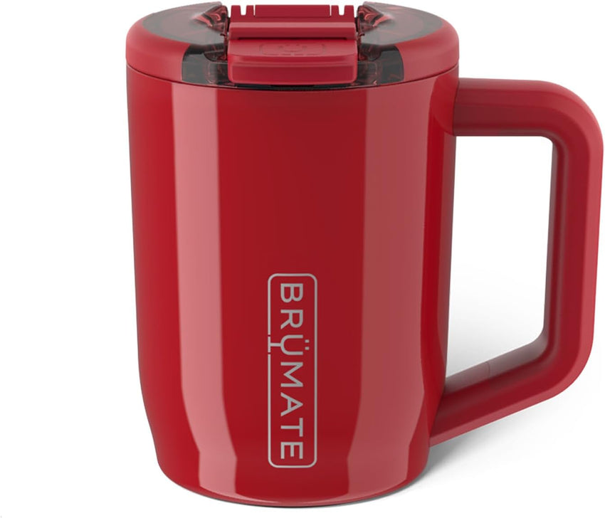 BrüMate Müv - 15oz 100% Leak Proof Insulated Coffee Mug with Handle & Lid - Stainless Steel Coffee Travel Mug - Double Walled Coffee Cup (Sage)