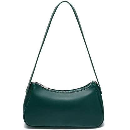Small Shoulder Bag for Women Cute Mini Purse Trendy Vegan Leather Y2k Crescent Handbag