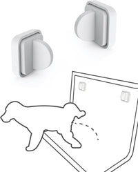 Dog Pee Pad Holder Potty Training Pad Magnetic Wall Holder for Leg-Lifting Dogs & Canine Urine Marking Strong Magnets No More Slipping Pee Pads Fit for Any Size of Puppy Pee Pads (Black)