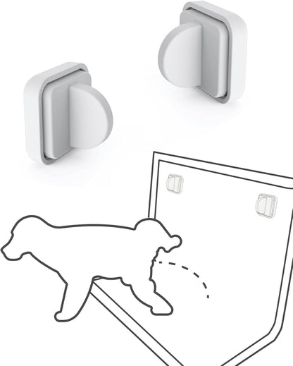 Dog Pee Pad Holder Potty Training Pad Magnetic Wall Holder for Leg-Lifting Dogs & Canine Urine Marking Strong Magnets No More Slipping Pee Pads Fit for Any Size of Puppy Pee Pads (Black)