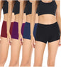 wirarpa Women's Boyshorts Panties Cotton Boxer Briefs for Ladies Underwear Shorts with Cotton Crotch 4 Pack