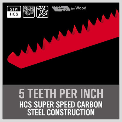 36-Piece Ultimate Reciprocating Saw Blade Set - Premium Saw Blades, Durable Wood & Metal Cutting Blades with Storage Pouch, Long-Lasting Pruning Blades