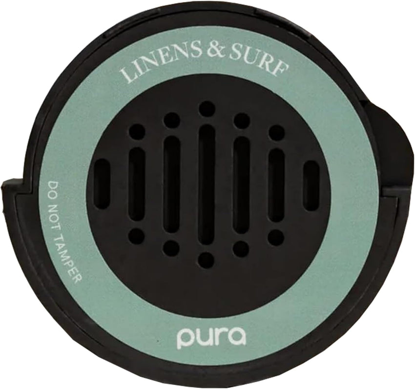 Pura Car Scent Refill - Fragrance for Pura Car Diffuser - Clean & Safe Luxury Diffuser Scent - Long-Lasting Fragrance for 30 Days of Aroma - Teak & Leather