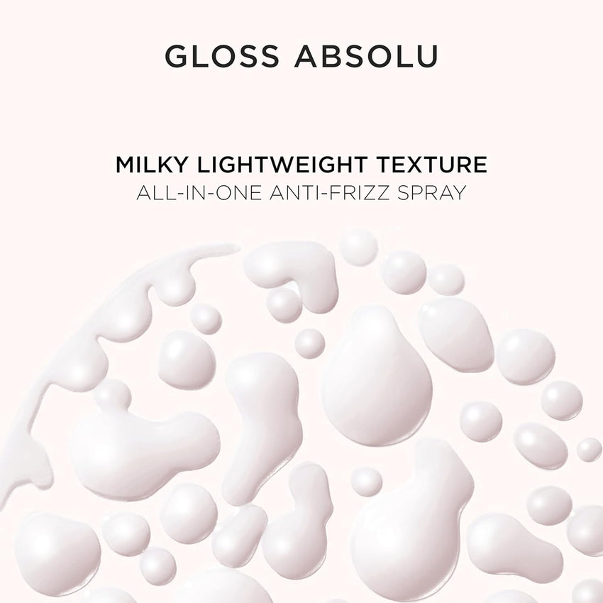 Kerastase Gloss Absolu Anti-Frizz Glaze Milk - Instantly Detangles, Hydrates & Smooths, Eases Blow-Dry, Absorbs Frizz & Fly-Aways, Protects from Heat & Humidity, For Long Hair