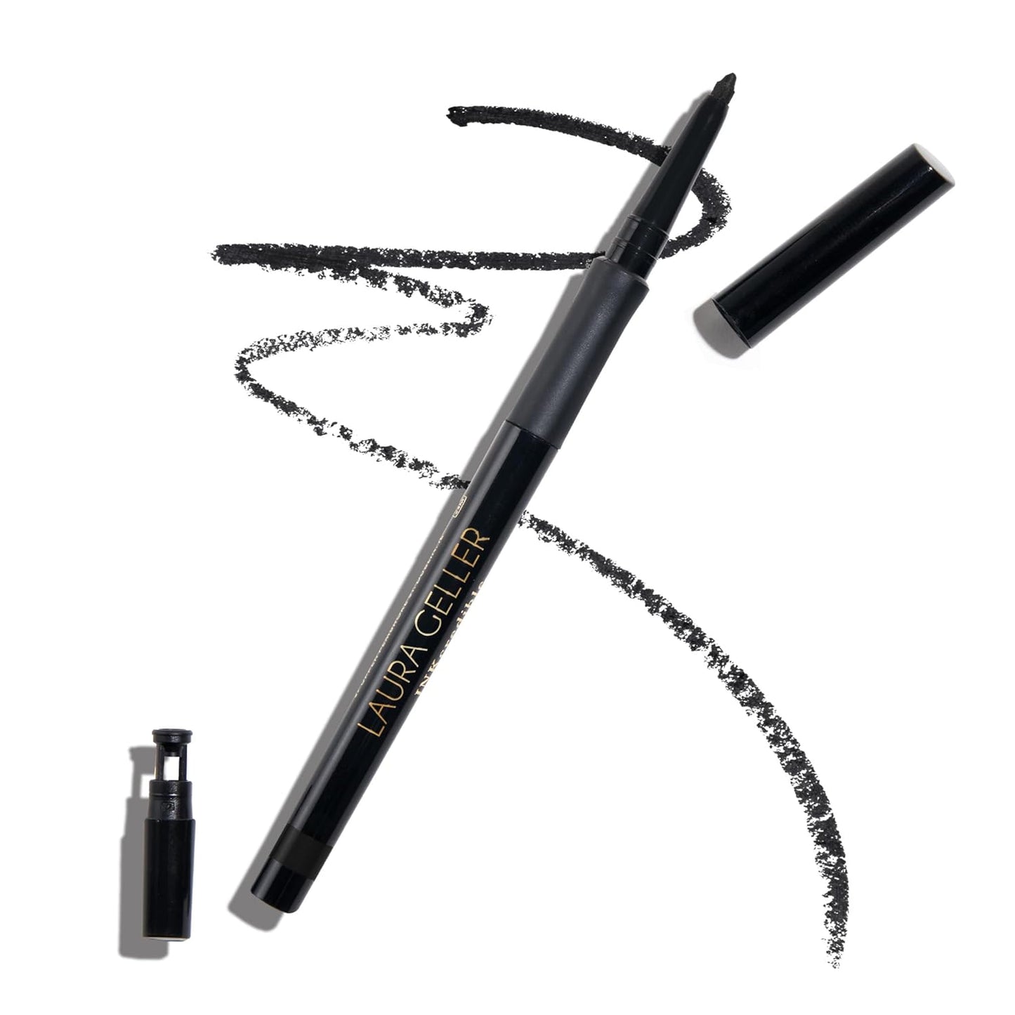 LAURA GELLER NEW YORK INKcredible Gel Eyeliner - Brown Eyed Girl - Waterproof Smudge-proof Eyeliner Pencil - Built in Sharpener