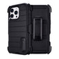 for Phone Case iPhone 16 Pro Case Black with Belt Clip Heavy Duty Holster for Shockproof Cases,3 Layers of Sturdy,Military Grade Defender Cover for iPhone 16 Pro Cases Black 6.3 Inch