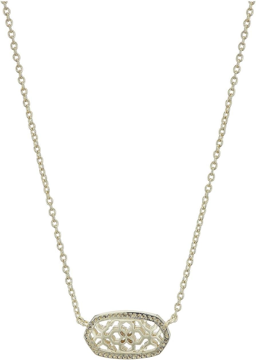 Kendra Scott Elisa Pendant Necklace for Women, Fashion Jewelry, 14k Gold-Plated