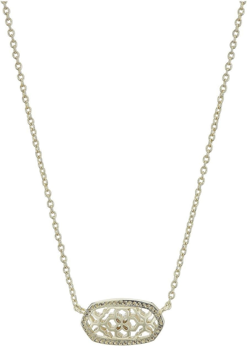 Kendra Scott Elisa Pendant Necklace for Women, Fashion Jewelry, 14k Gold-Plated