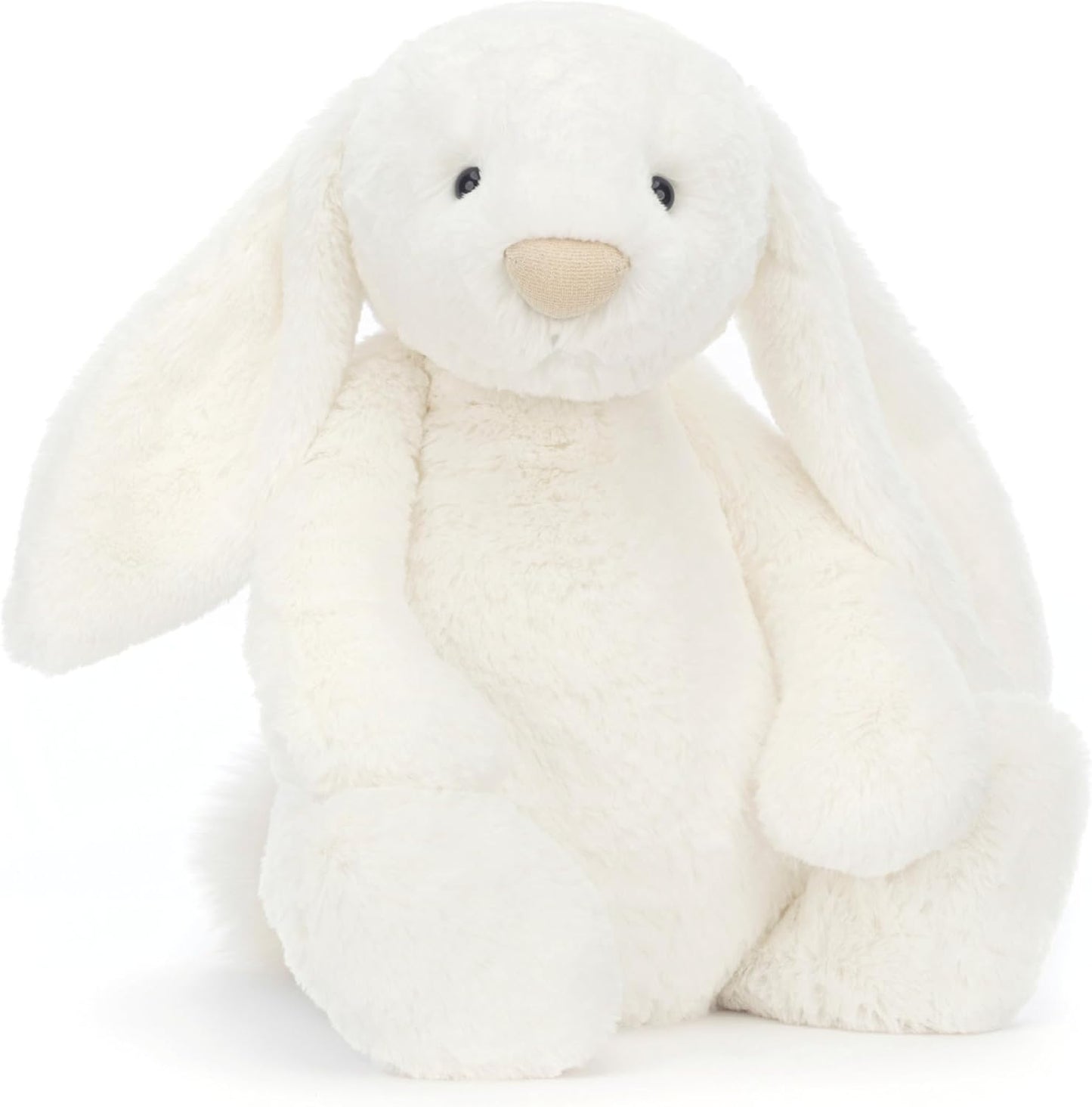 Jellycat Bashful Luxe Rosa Bunny Stuffed Animal, Medium 12 inches - Rabbit & Bunny Plush Toy - Classic Children's Gift