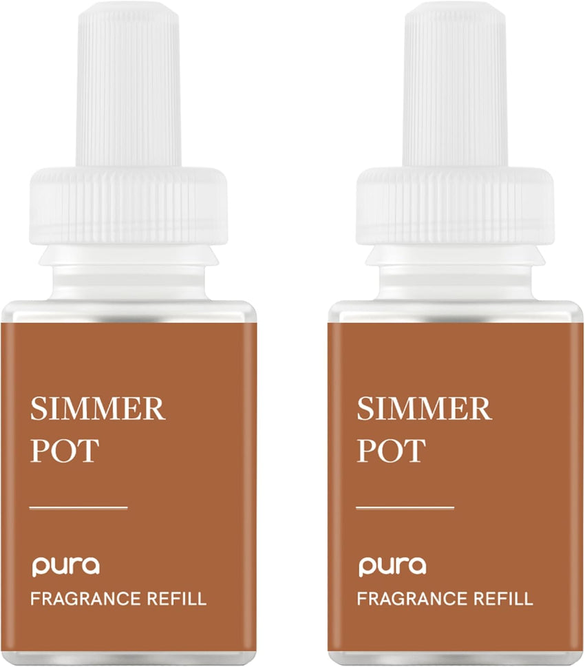 Pura Smart Home Air Diffuser - Smart Air Diffuser - Up to 120-Hours of Luxury Fragrance per Refill - Spring & Summer Fragrance - 2 Pack, Linens & Surf