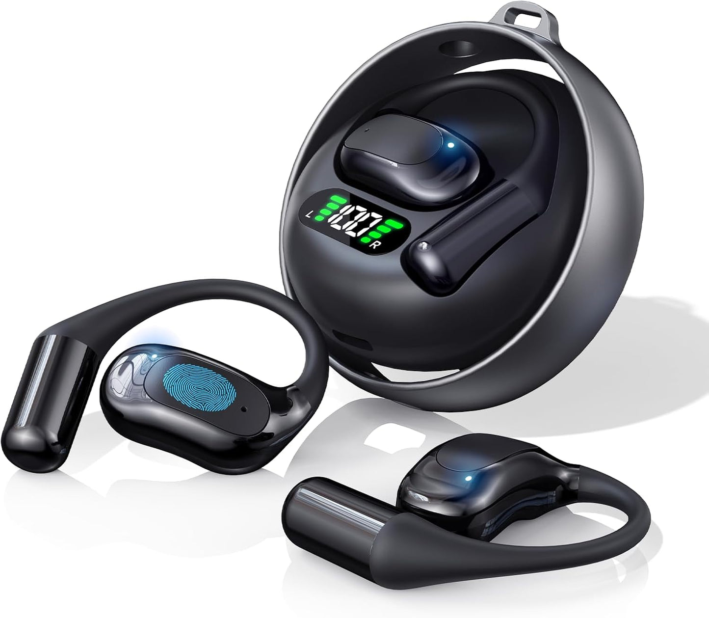 AI Translation Earbuds,Real time Translating Support Voice and Video Call,164 Languages Translator Earbuds with iOS & Android, Bluetooth Translation Headphones Device for Travel Business