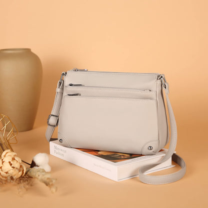WESTBRONCO Crossbody Bags for Women, Medium Size Shoulder Handbags, Satchel Purse with Multi Zipper Pocket