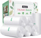 10 Gallon 200 Counts Extra Strong Trash Bags Tall Kitchen Garbage Bags by Teivio, 9 Gallon 10 Gallon,Bathroom Trash Can Bin Liners, Intended for Home,Plastic Bags for office kitchen Garden,Black