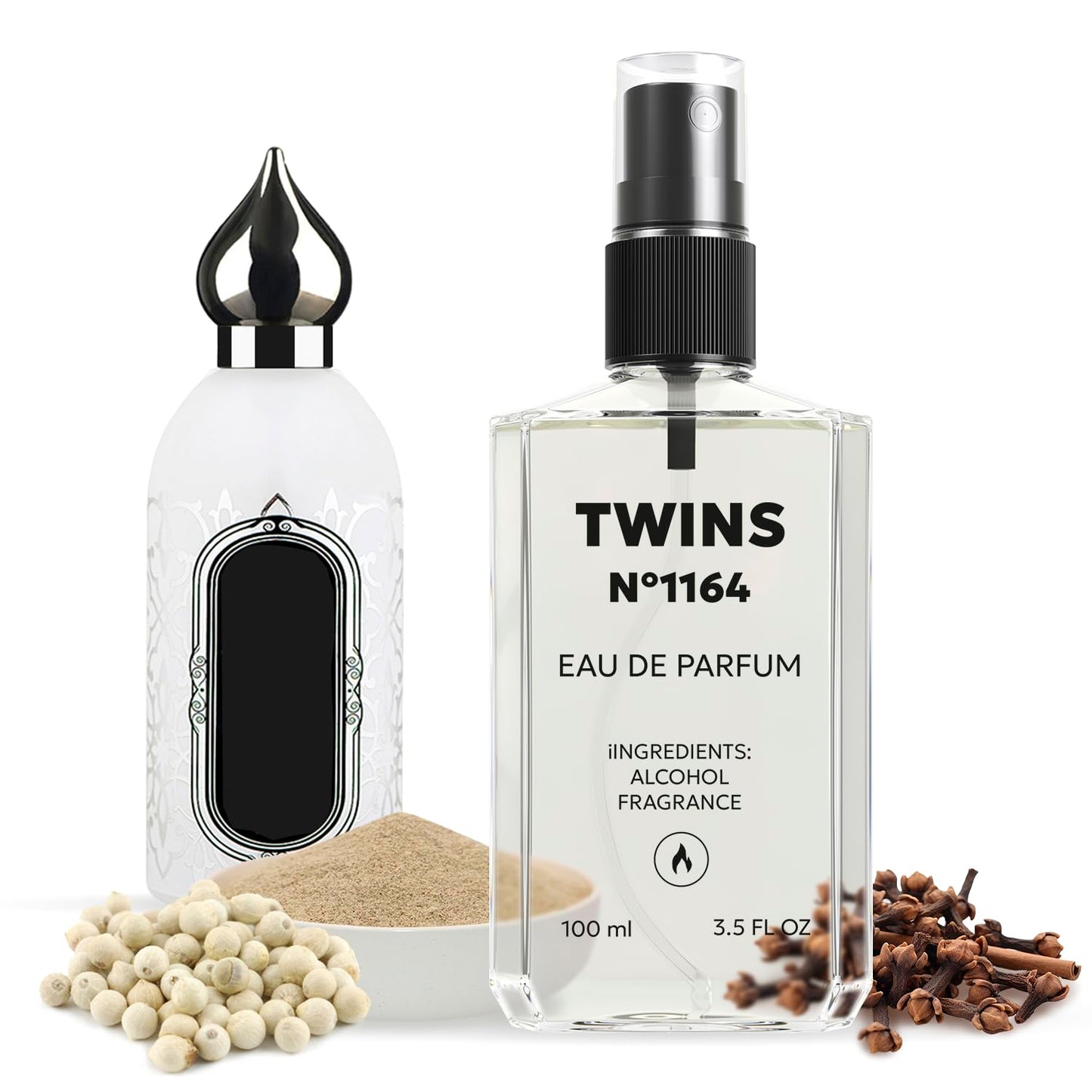 TWINS Impression of Le Beau | Perfume for Men Eau de Parfum | No.7720 | 3.4 Fl Oz / 100 ml