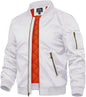7DAY'S Men's Jackets-Bomber Jacket Fall Winter Warm Windbreaker Full Zip Casual Padded Coats