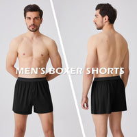 BAMBOO COOL Mens Boxer Shorts Underwear Soft Comfortable Breathable Knit Boxers Short for Men (3 or 5 Pack)