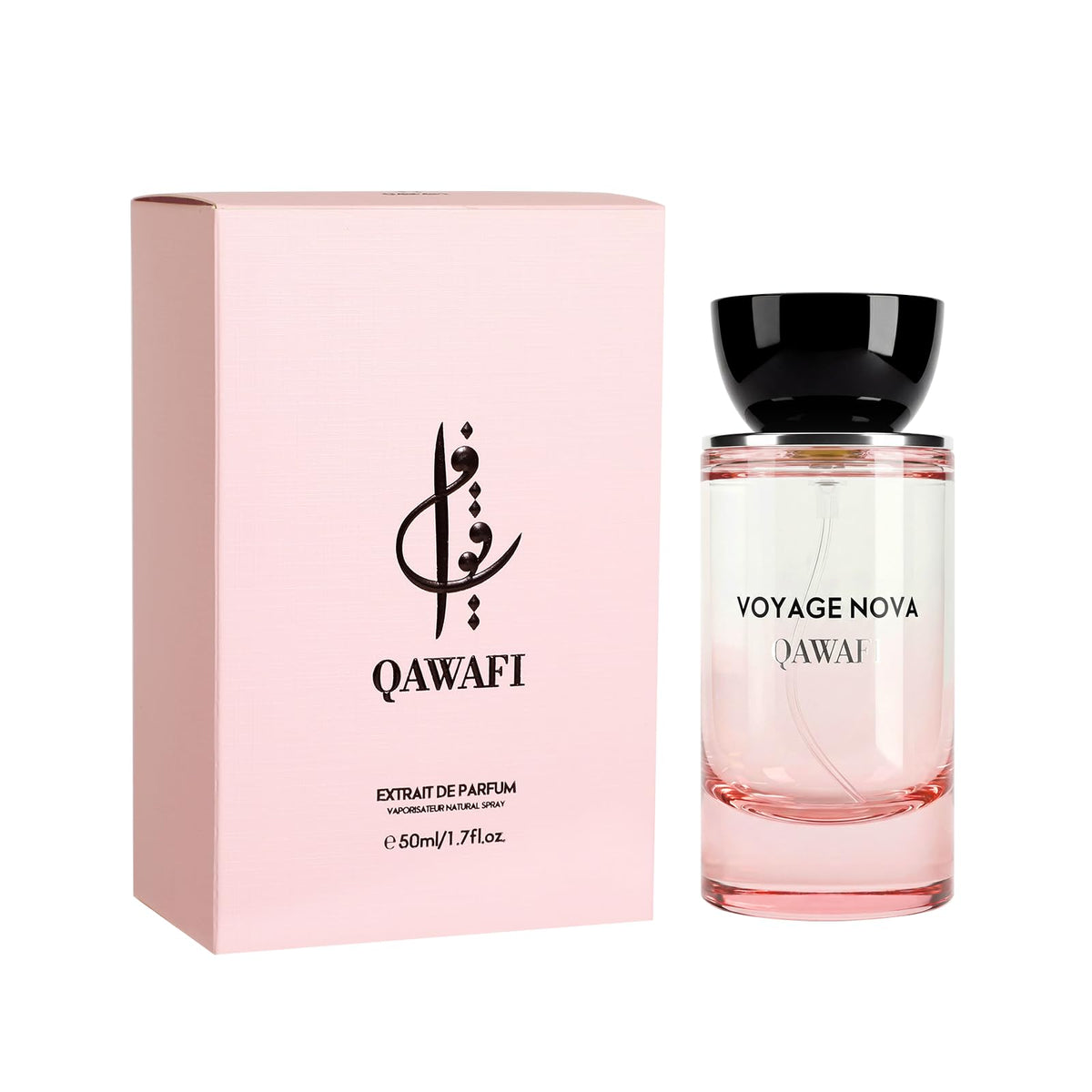 Voyage Nova Eau de Parfum for Women, Lychee Bergamot Ginger, Rose Peony Cocoa Blossom, Elegant Patchouli, Long Lasting Spring Fall Perfume, 100ml & 3.4 fl oz