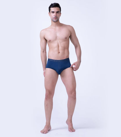 DAVID ARCHY Men's Underwear Ultra Soft Modal Dual Pouch Briefs Support Comfortable lightweight Briefs for Men 4 or 7 Pack