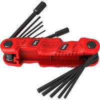 SEDY 32-Piece Hex Key Wrench Set, Metric and SAE Allen Wrenches (0.028-3/8 inch, 0.7-10 mm) L Shape Allen Keys, Chrome Vanadium Steelwith 2x Extension Handle