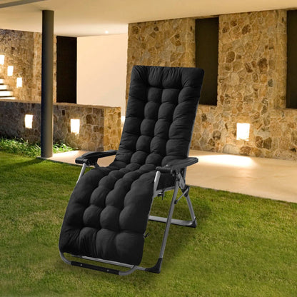 67x22in Chaise Lounger Cushion Recliner Rocking Chair Sofa Mat Deck Chair Cushion - 7DAY'S