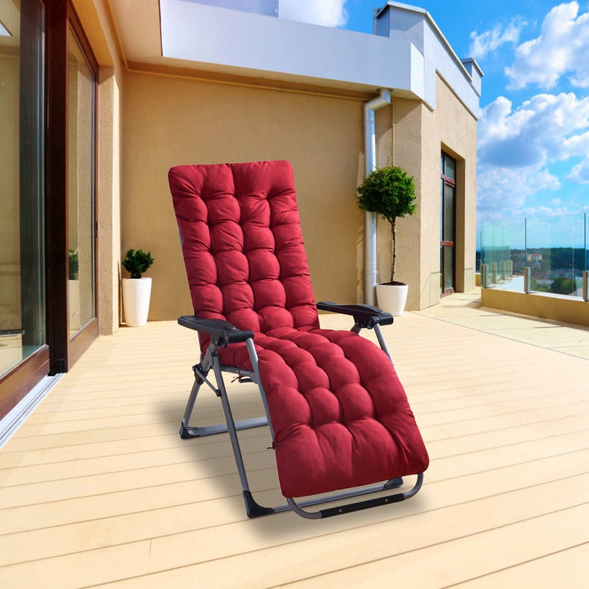 67x22in Chaise Lounger Cushion Recliner Rocking Chair Sofa Mat Deck Chair Cushion - 7DAY'S